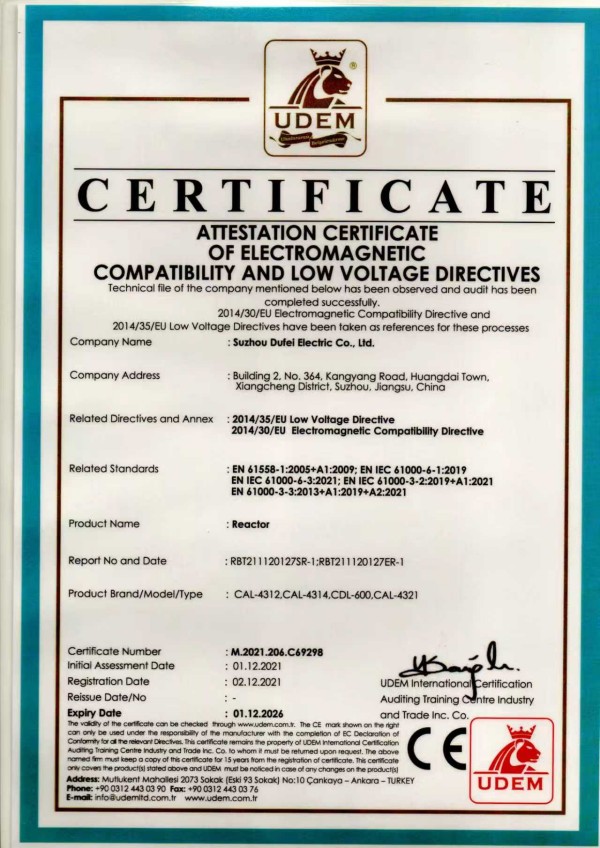 Certifications
